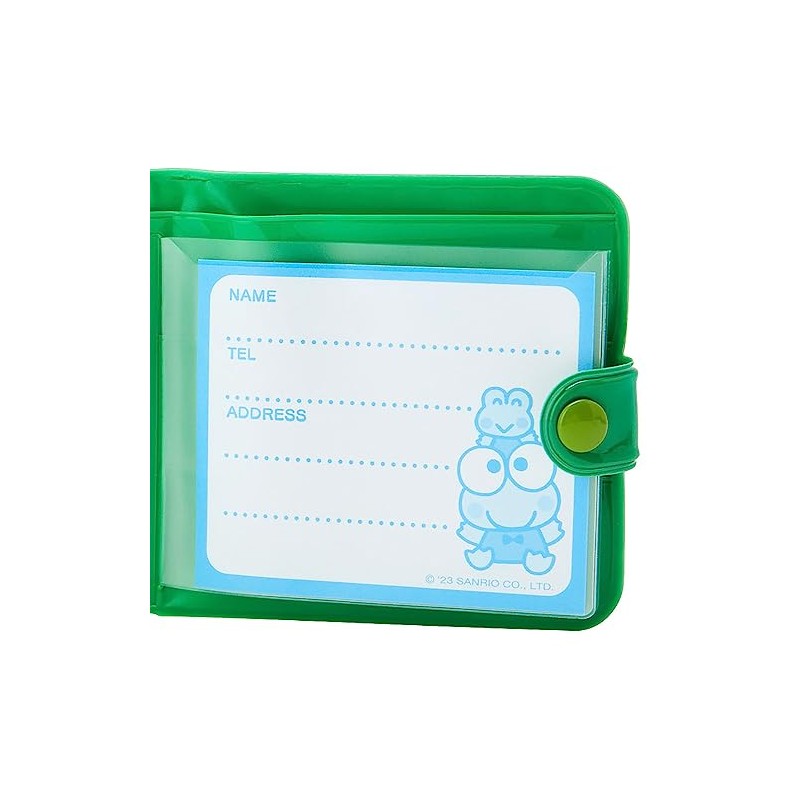 Sanrio portafolios de vinilo, Verde, 1個 (x 1), Kerokoroppi