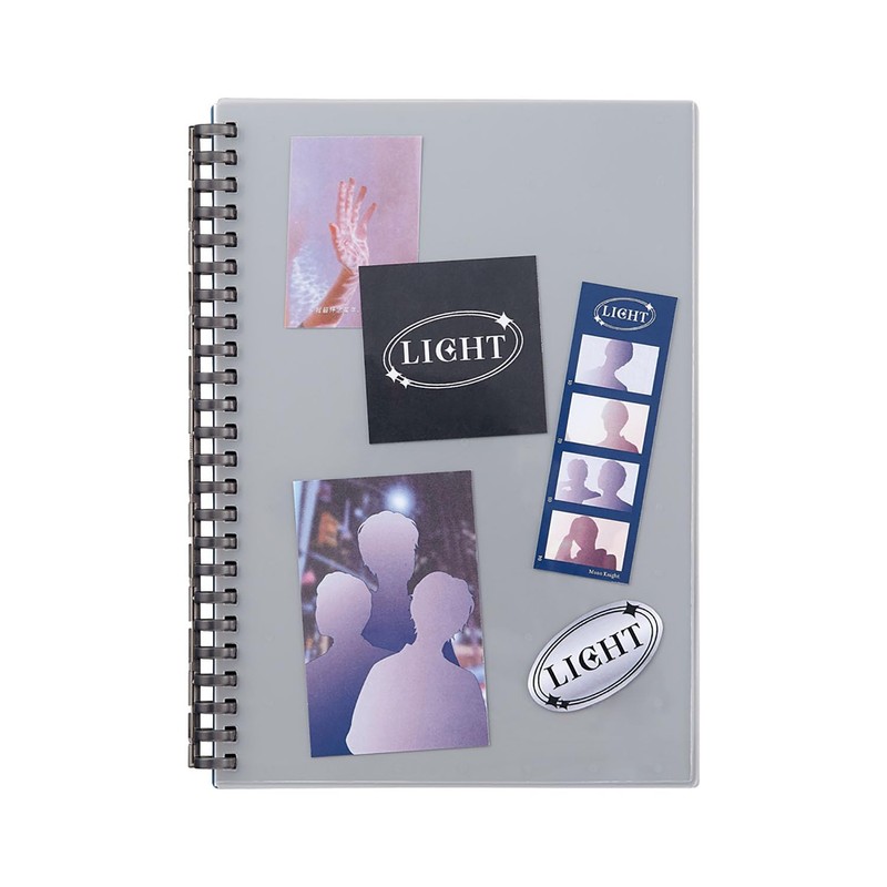 Lihit Lab Customized Open Ring Notebook, Pocket Type Cover, A5,