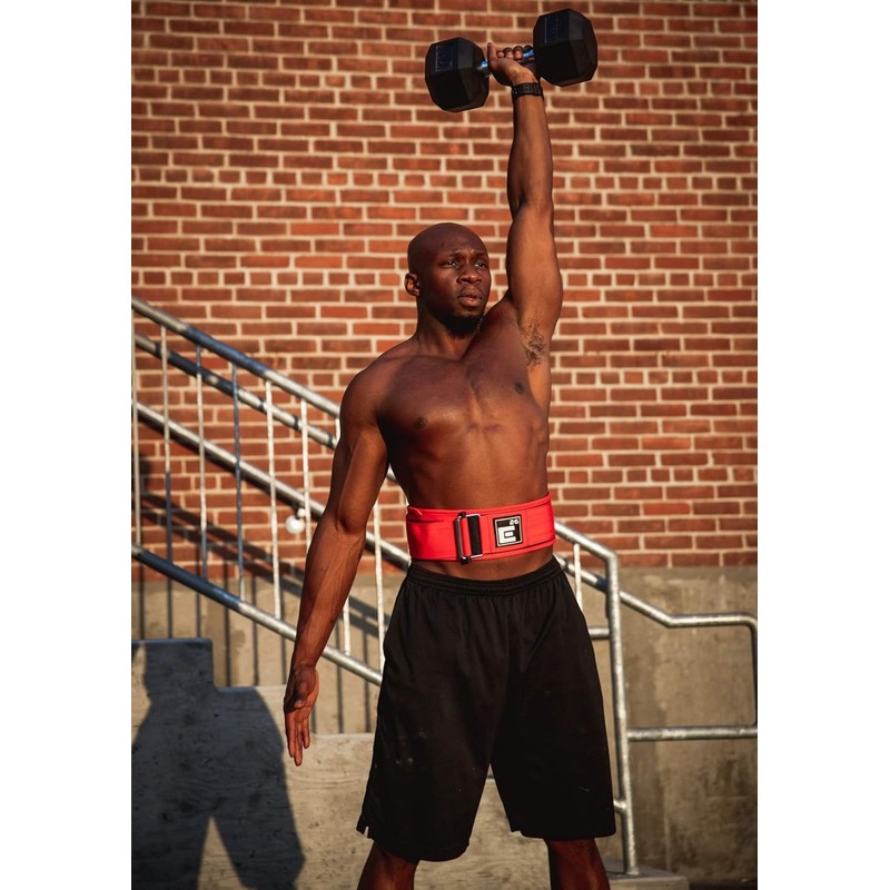 Self-Locking Weight Lifting Belt - Premium Weightlifting Belt for Serious