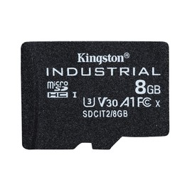 Kingston Industrial microSD - 8GB microSDHC Industrial C10 A1 pSLC Card Single Pack w/o Adapter - SDCIT2/8GBSP