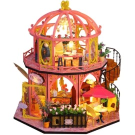 Wizardi Miniature Wizardi Roombox Kit - Dessert Cafe Dollhouse Kit