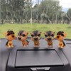 Kangkang@ [Yorkshire Terrier] Bobbleheads Car Ornaments Resin Car Decoration,4.7x2.3''