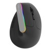 Mouse vertical inalámbrico Ratón Silencioso Ergonómico Delux M618C black