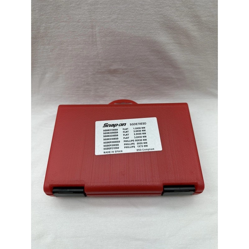 Snap-on 7 PC Miniature Electronic Screwdriver Set SGDE70ESD