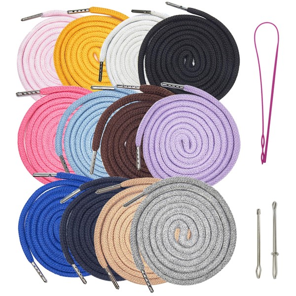 GKYZBB 24Pack Replacement Drawstrings Drawcords 12 Pieces Cord Locks for
