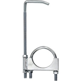 Glarks 1pcs 2.75inch Universal Exhaust Clamp with Hanger, Heavy Duty Exhaust Pipe Hanger Muffler Hanger, Exhaust System Hanger for Most Car Truck Systems