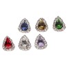 30pcs Sew On Rhinestones 6 Colors DIY Handcraft Glass Rhinestone