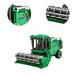 F Fityle Kids Harvester Toy Children Agricultural Machinery Playset Pretend Play Harvester Farm Tractor Toy for for Kids, Green