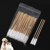 Long Cotton Swabs, Set of 100, Dog Swabs, Dog Swabs,