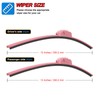 CJPPPZIW Windshield Wipers-13 Inch+13 Inch Replacement for 1997 1998 1999