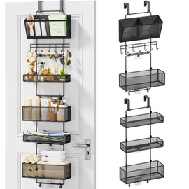Hapirm Over Door Organizer Hanging - 6 Tier Over The Door Storage with Visual Pockets
