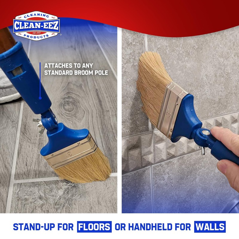 Clean-eez Grout Sealer & Stand-Up Brush Combo: Ultimate Floor Tile