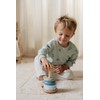 Little Dutch 7242 FSC Wooden Stacking Tower Ring - Forest