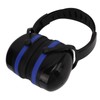 Hearing Protection Ear Muffs 24dB NRR Safety Black Blue Noise
