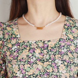 Angel Number Necklaces for Women Gold Pendent Necklace 000 111 222 333 444 555 777 888 999 Pearl Choker Necklace Lucky Number Necklace