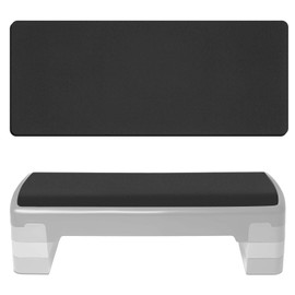 Foilswirl Aerobic Exercise Step Platform Thick Mat Turn Your Stepper Step Platform into a Comfortable Weight Bench for Yoga Extra Cushion for Your Knees, Wrist, and Elbows Protection (26 x 11 Inch)