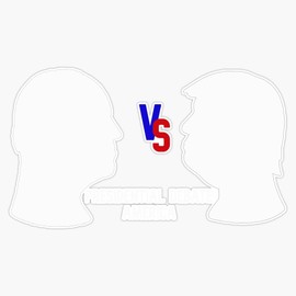 LAD Studio America Election Sticker Bumper Sticker Vinyl Decal 5""