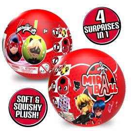 Wyncor Miraculous Ladybug 4-1 Surprise Miraball - Set of 4