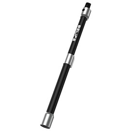 Belife Retractable Metal Tube, Extensible Wands, Telescopic Rod for Sliver Belife S10 Cordless Stick Vacuum Cleaner, 17.6inch-25.5inch Extender Stick with Quick Release Button