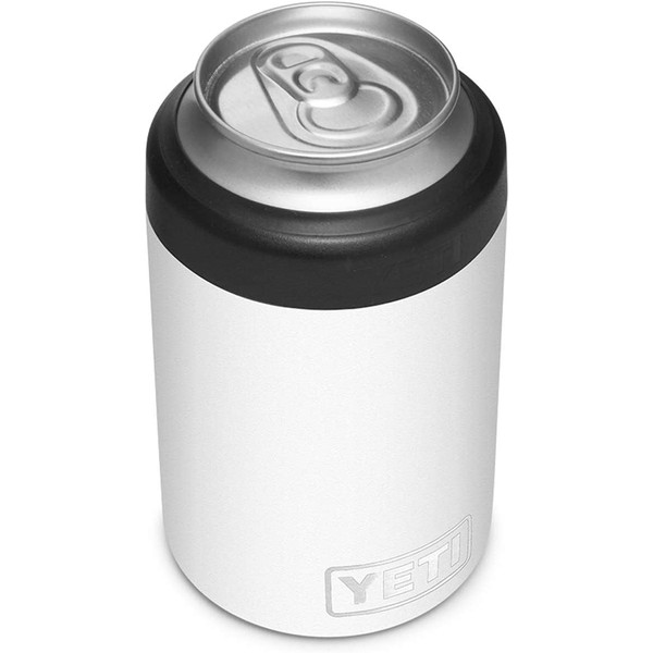 YETI Rambler Colster, Stainless Steel Can Insulator, White, 12 oz