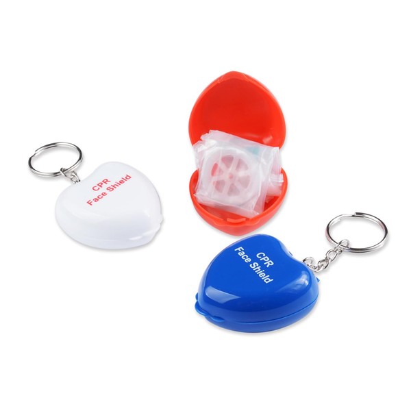 Generic CPR Face Shields 5 Pcs CPR Mask Keychain Ring