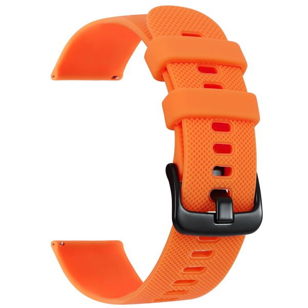 SIMYYO Silicone Watch Band Soft Rubber Quick Release Watch Strap