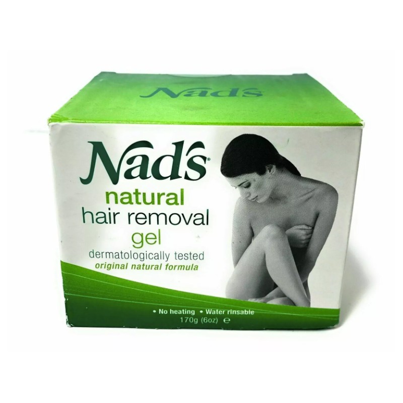 Nads Natural Hair Removal Gel Original Natural Formula 6 Oz-