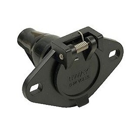 POLLAK RV Trailer 6-Way Socket W/Boot Bulk - 12-720 Wiring Connector (1)