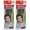 FLAIR Hydra 10 x 0.5mm Tip BLACK Gel Pens Easy