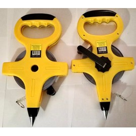 Aldrich Engineer Precision Decimal Inch Tape Measure 165 ft/1980 in, Steel, not for Survey Work., Yellow, AE4632