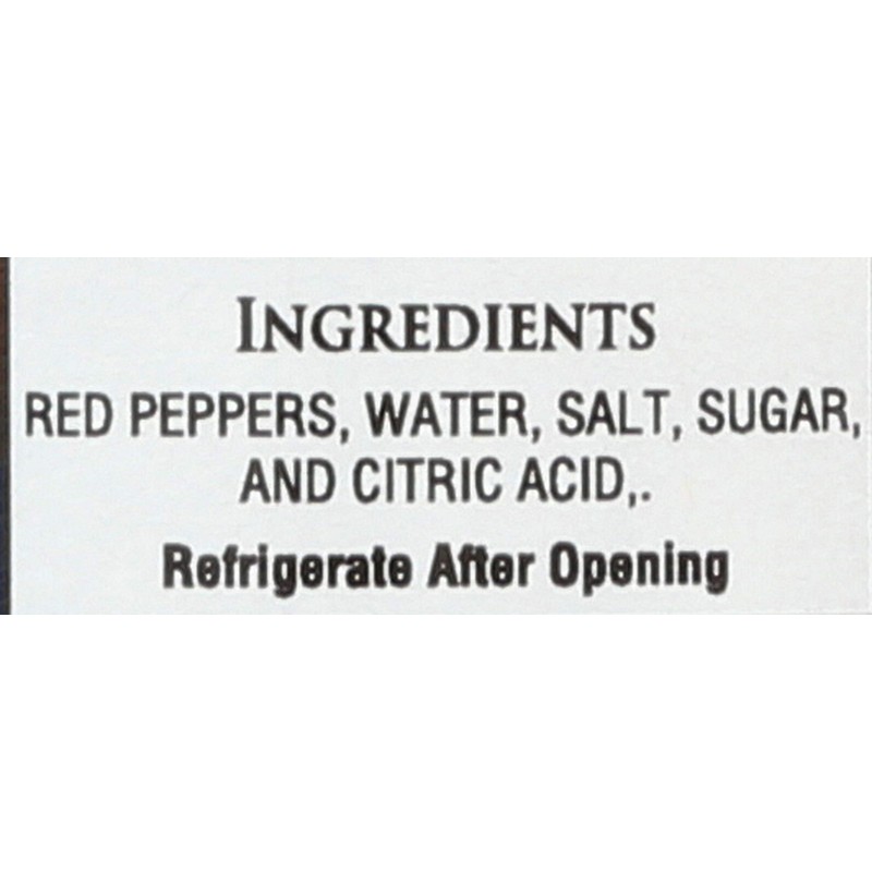 Delallo, Peppers Red Roasted, 12 Ounce
