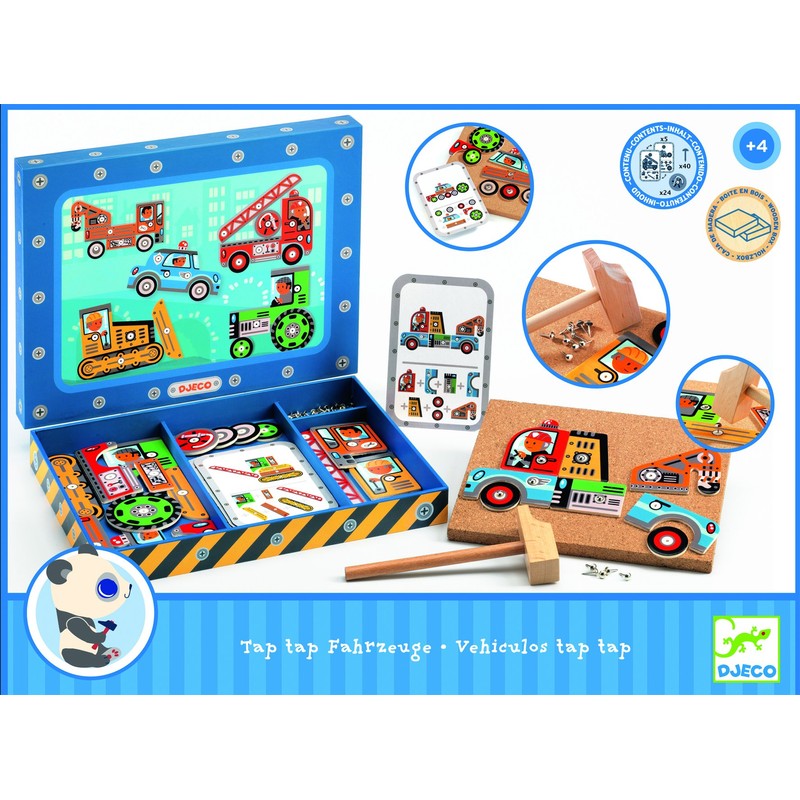 DJECO Tap Tap Game Vehicles