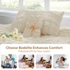 BEDELITE Queen Comforter Set, Seersucker Bedding Set 3 Pieces, Cream