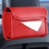 Car Tissue Box | PU Leather Car Visor Tissue Dispenser