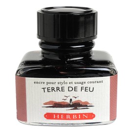 J. Herbin Fountain Pen Ink - 30 ml Bottled - Terre de Feu