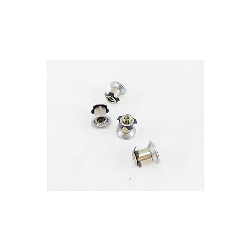 4 Pack Threaded Star Type 1/2" EMT Conduit Insert 1/4-20