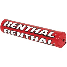 Renthal SX 10" BAR PAD LE RED/RED FOAM P324