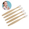 Baluue 5pcs Manual Toothbrushes for Adults with Soft Bristles Travel