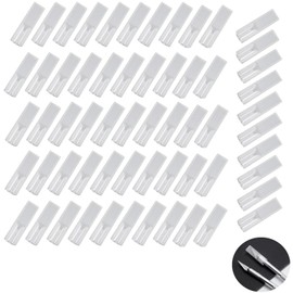 NXPpiULeh 60 Pieces Carving Knife Cover Carving Knife Blade Cover Knife Carft Knife Hobby Safety Knife Covers Sleeves for Knife, White