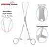 PRECISE CANADA: DUPLAY Tenaculum Forceps 10" Curved German Grade