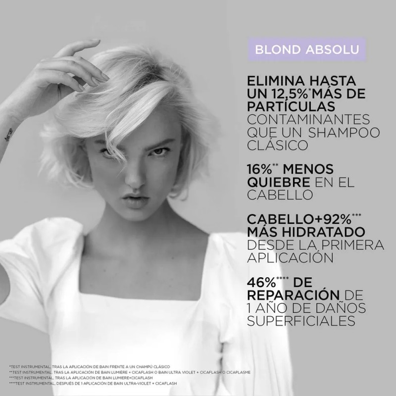 Shampoo Matizante Para Rubios Krastase Blond Absolu 250ml