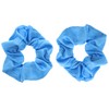 Zac's Alter Ego Pair of Luxurious Satin Hair Scrunchies -