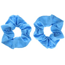 Zac's Alter Ego Pair of Luxurious Satin Hair Scrunchies - Variety of Colours