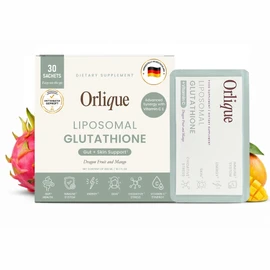 Liposomal Glutathione with Vitamin C - 30 Sachets - 400 mg L-Gluthation & 700 mg Vitamin C Liquid Per 10 ml - Antioxidant for Immune System, Cell Protection, Detoxification & Energy - Vegan & Lab Tested