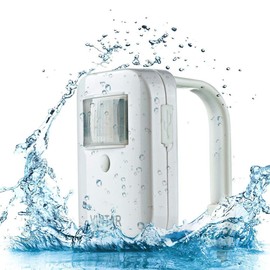 VINTAR 2 Pack Rechargeable 16 Color Motion Sensor LED Toilet Night Light, 5 Stage Dimmer, IP67 Waterproof, Light Detection