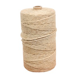 Operitacx 1pc Light Yellow Binding Rope Natural Jute Craft String for Home Decor Wedding Party Easy to Cut for Wrapping Bow Making and Elegant Decorations