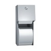 ASI 0030 Surface Mounted Twin Hide-A-Roll Toilet Tissue Dispenser