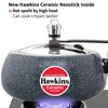 HAWKINS 2 Litre Ceramic Nonstick Pressure Cooker, Induction Inner Lid