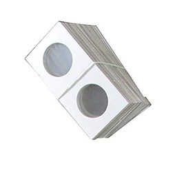 Guardhouse 2x2 Staple Paper Coin Holder for Quarter, 100 pack