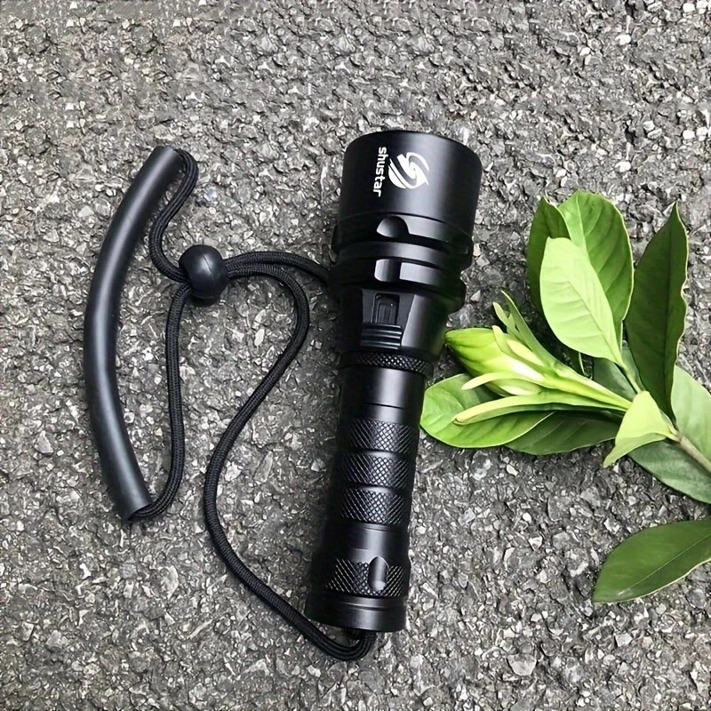 Packetman 200000LM LED Diving Flashlight Torch 200M Underwater Scuba Lantern